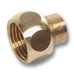 Разъемное соединение Sanha 4359g, ВП, с плоским уплотнением, бронза, 15x3/4