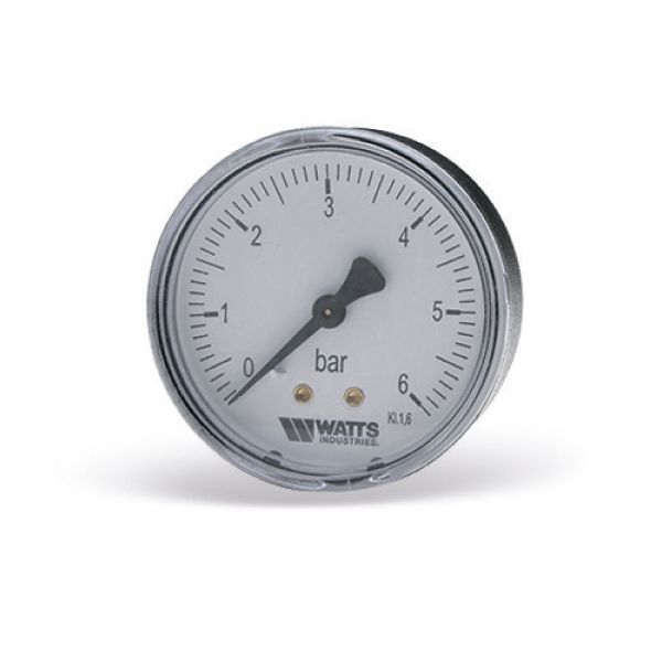 Манометр Watts F+R150 80/6, аксиальный