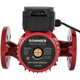 Циркуляционный насос Rommer FORCE фланцевый трехскоростной 50-60F 220V
