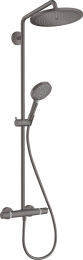 Душевая система Hansgrohe Croma Select S 280 1 режим струи, шлифованный, черный хром 26890340