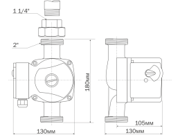 Циркуляционный насос Aquario AC 324-180