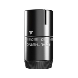 Термостатическая головка Royal Thermo Design жидкостная, М30х1,5, пластик, 7-28, графит