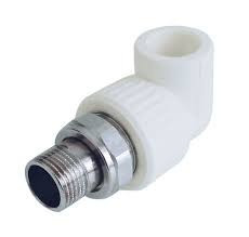 Угольник полипропиленовый Kalde комбинированный (радиаторный), 20 x 1/2, американка