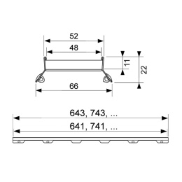 Основа для плитки TECE TECEdrainlinе plate II, 1500 мм, глянцевая