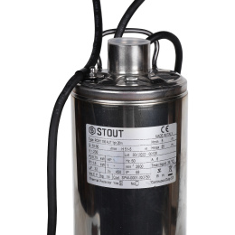 Погружной насос для колодцев Stout SPW-0001, с поплавком, H=42 м