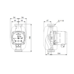 Циркуляционный насос Grundfos ALPHA2 25-60 N