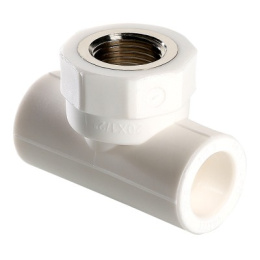 Тройник полипропиленовый VALTEC PPR с переходом на вн. р. 32х1/2