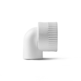 Угольник полипропиленовый комбинированный PRO AQUA PP-R ВР белый (25-1/2), арт.PA26012P