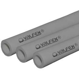 Труба полипропиленовая Valfex SDR 11 PN 10 D20х1,9 мм, 4м СЕРАЯ